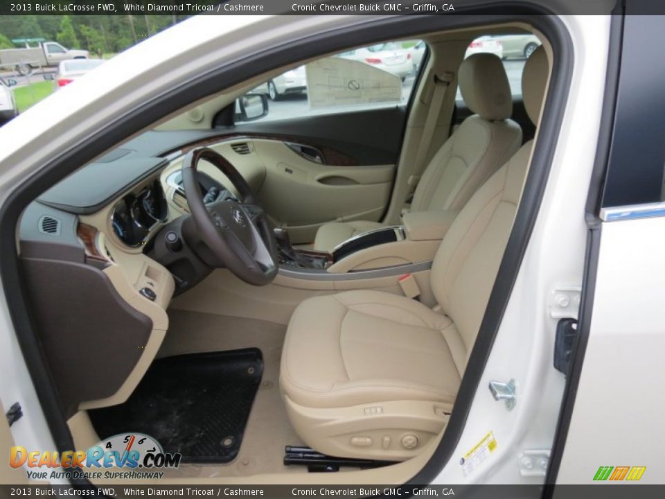 2013 Buick LaCrosse FWD White Diamond Tricoat / Cashmere Photo #10