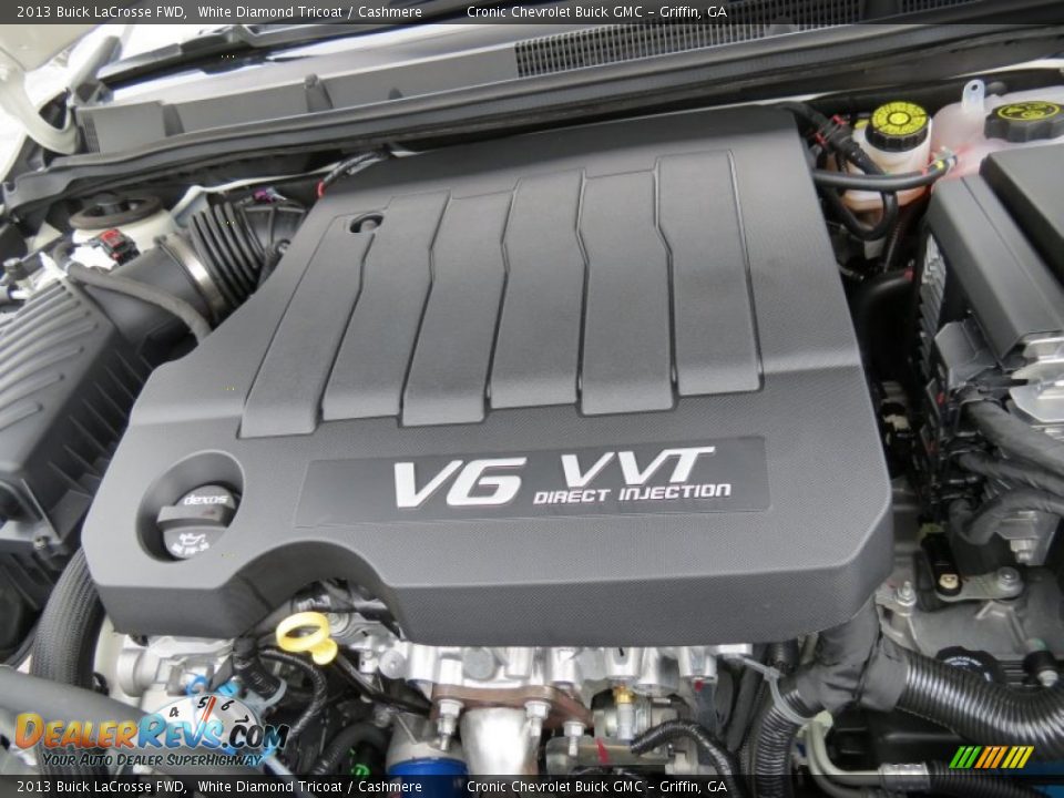 2013 Buick LaCrosse FWD White Diamond Tricoat / Cashmere Photo #12