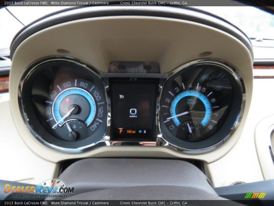 2013 Buick LaCrosse FWD White Diamond Tricoat / Cashmere Photo #14