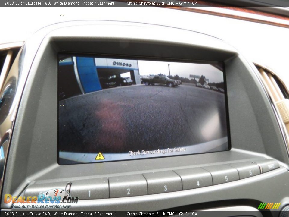 2013 Buick LaCrosse FWD White Diamond Tricoat / Cashmere Photo #15