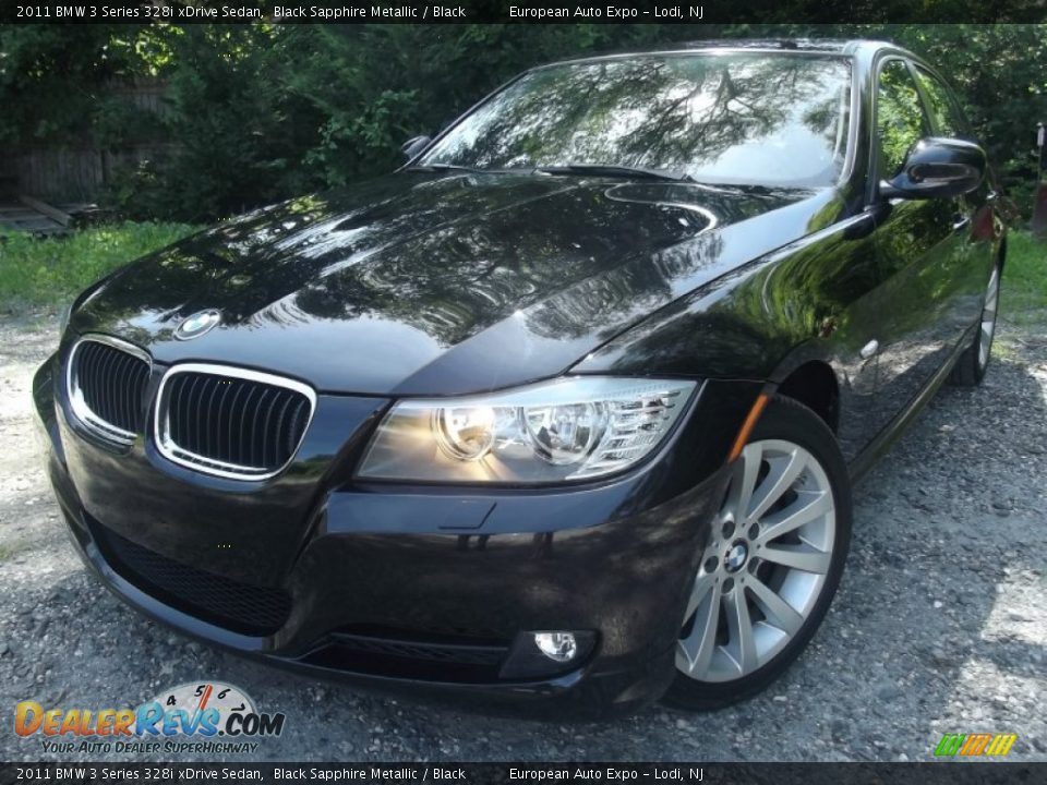 2011 BMW 3 Series 328i xDrive Sedan Black Sapphire Metallic / Black Photo #1