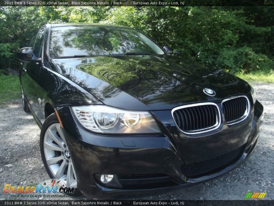 2011 BMW 3 Series 328i xDrive Sedan Black Sapphire Metallic / Black Photo #2