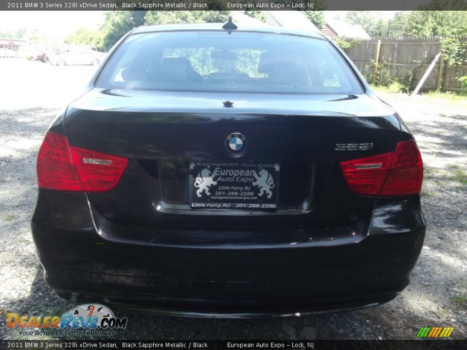 2011 BMW 3 Series 328i xDrive Sedan Black Sapphire Metallic / Black Photo #5