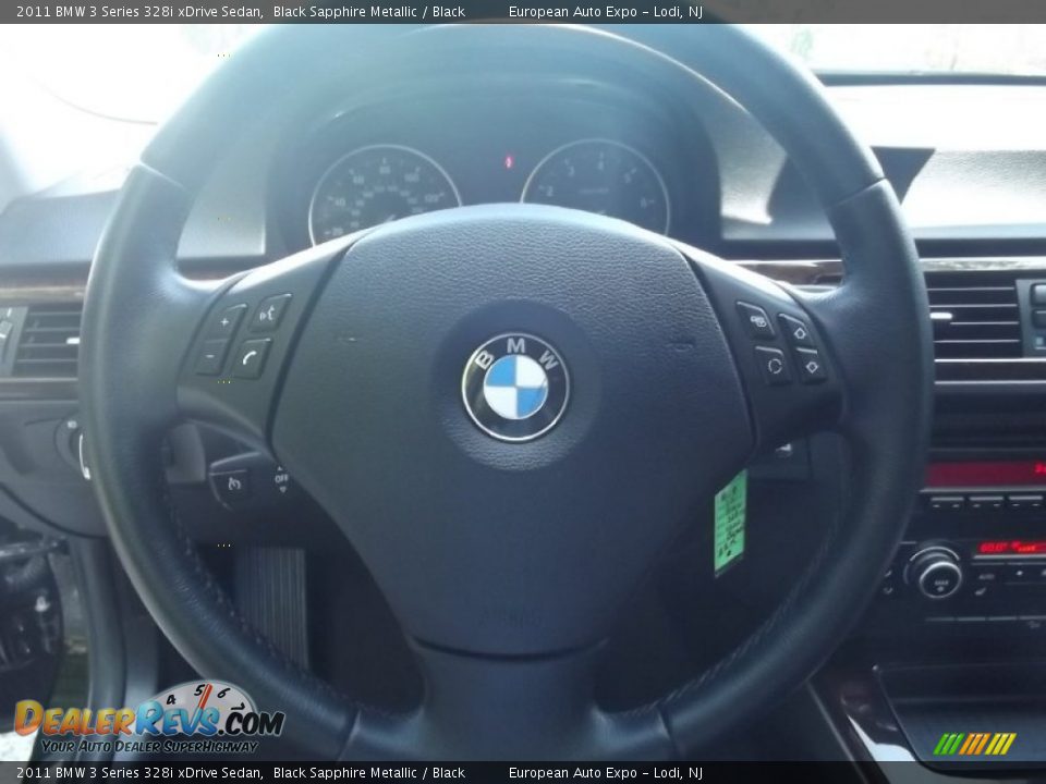 2011 BMW 3 Series 328i xDrive Sedan Black Sapphire Metallic / Black Photo #22