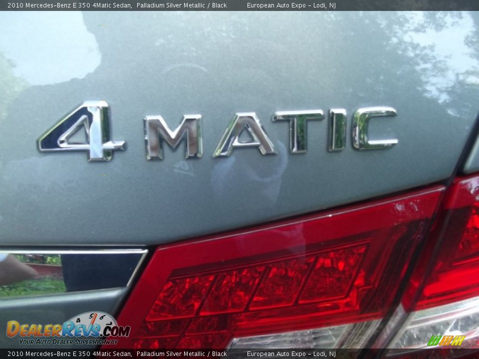 2010 Mercedes-Benz E 350 4Matic Sedan Palladium Silver Metallic / Black Photo #16