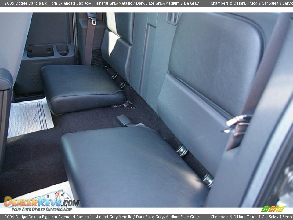 2009 Dodge Dakota Big Horn Extended Cab 4x4 Mineral Gray Metallic / Dark Slate Gray/Medium Slate Gray Photo #3