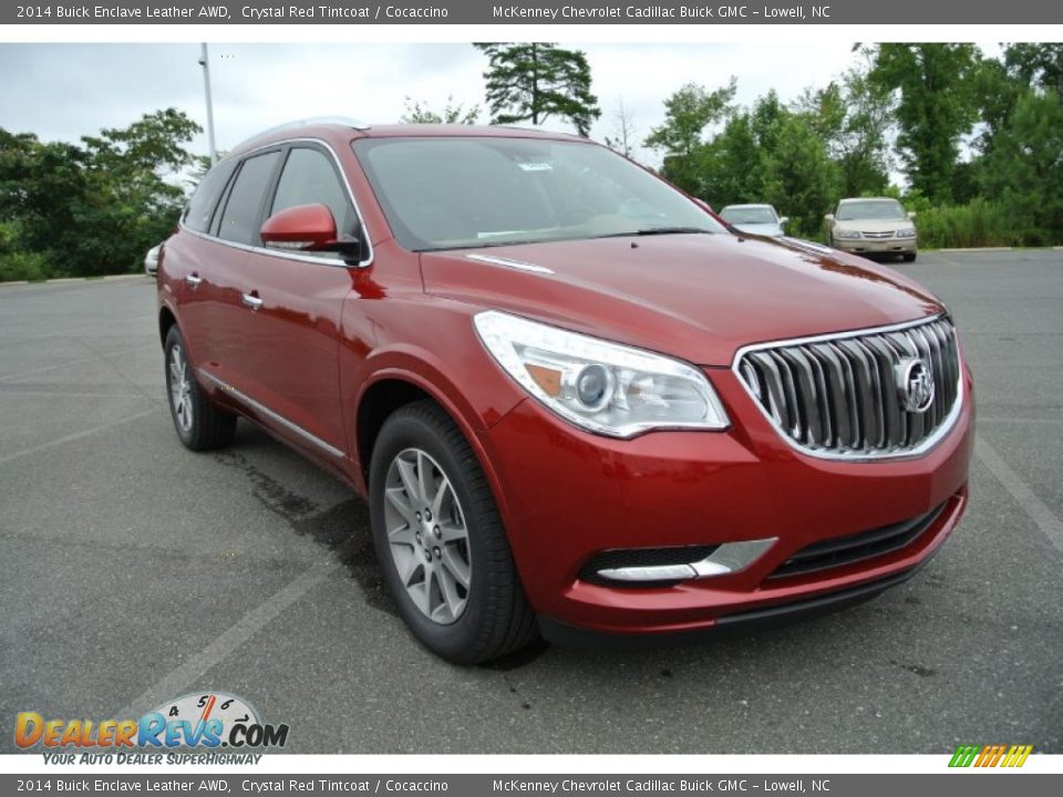 Front 3/4 View of 2014 Buick Enclave Leather AWD Photo #1