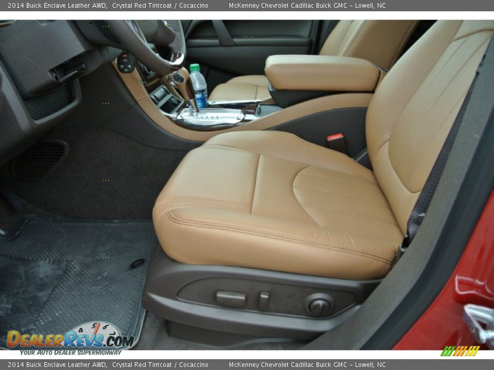 Front Seat of 2014 Buick Enclave Leather AWD Photo #9