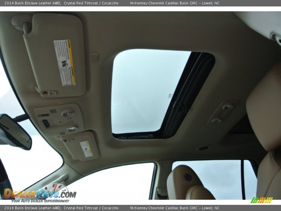 Sunroof of 2014 Buick Enclave Leather AWD Photo #10