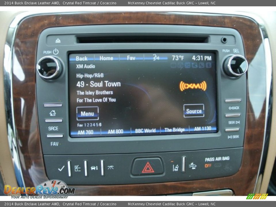 Controls of 2014 Buick Enclave Leather AWD Photo #12