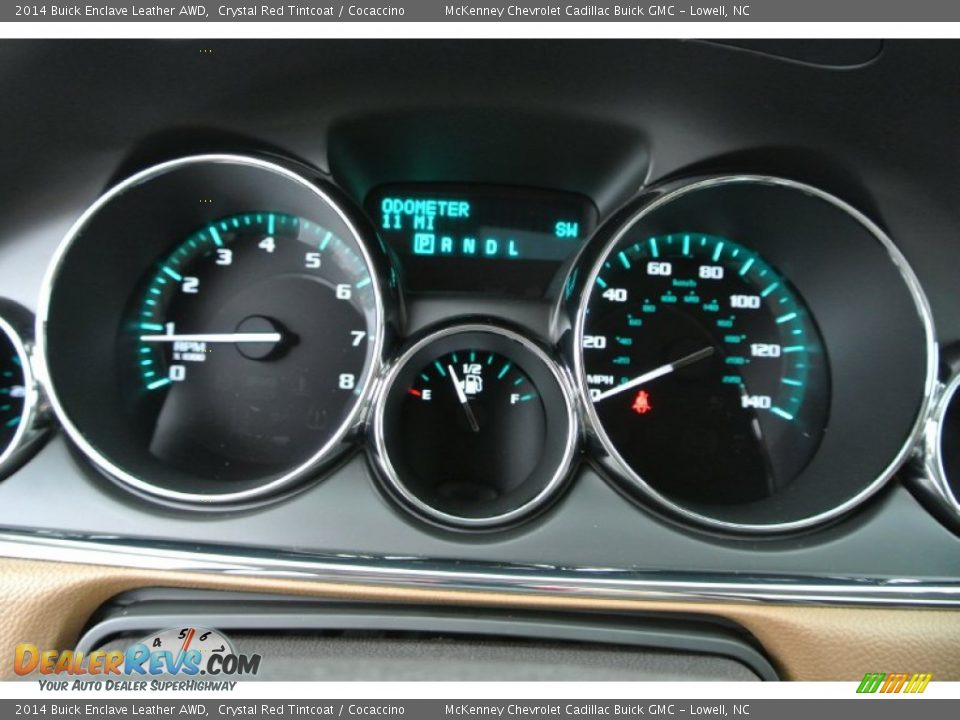 2014 Buick Enclave Leather AWD Gauges Photo #13