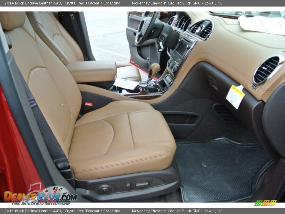 2014 Buick Enclave Leather AWD Crystal Red Tintcoat / Cocaccino Photo #16