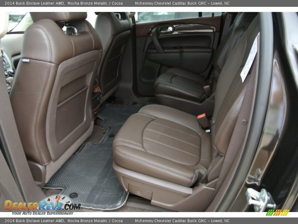 Rear Seat of 2014 Buick Enclave Leather AWD Photo #16