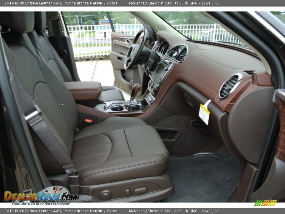 Front Seat of 2014 Buick Enclave Leather AWD Photo #19