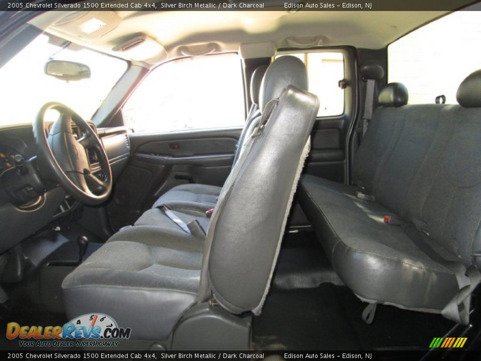2005 Chevrolet Silverado 1500 Extended Cab 4x4 Silver Birch Metallic / Dark Charcoal Photo #13