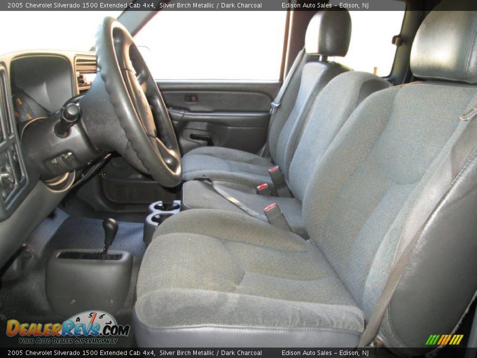 2005 Chevrolet Silverado 1500 Extended Cab 4x4 Silver Birch Metallic / Dark Charcoal Photo #15