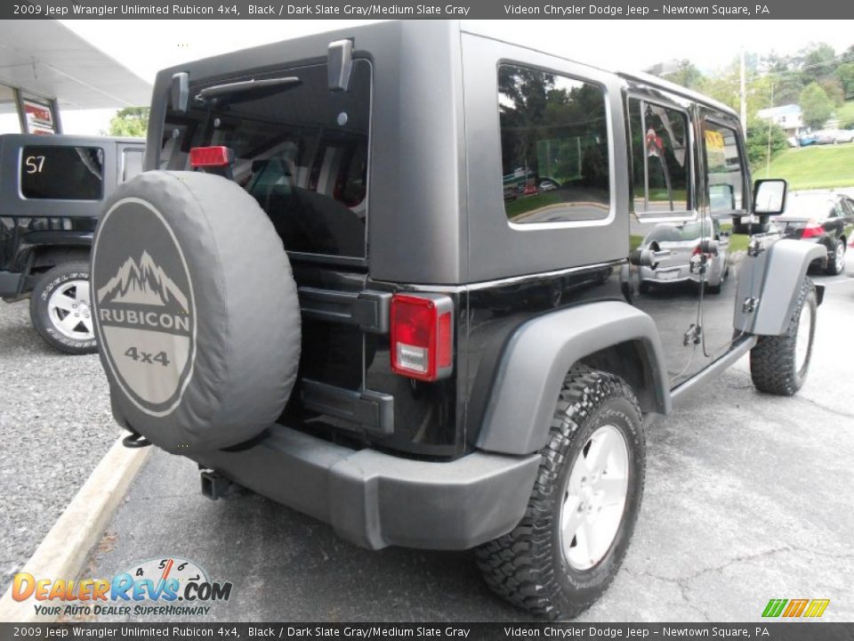 Black 2009 Jeep Wrangler Unlimited Rubicon 4x4 Photo #7