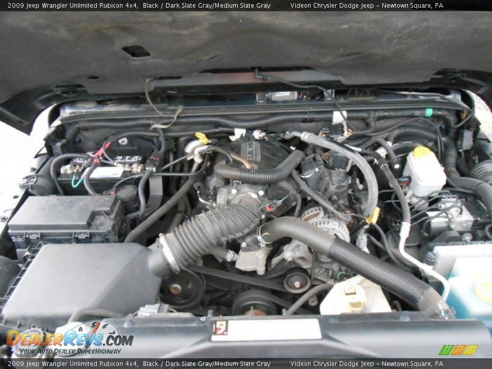 2009 Jeep Wrangler Unlimited Rubicon 4x4 Black / Dark Slate Gray/Medium Slate Gray Photo #20