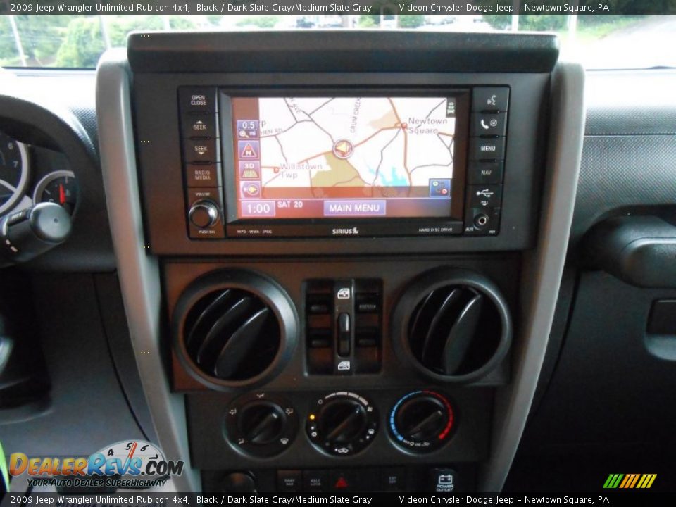 2009 Jeep Wrangler Unlimited Rubicon 4x4 Black / Dark Slate Gray/Medium Slate Gray Photo #23