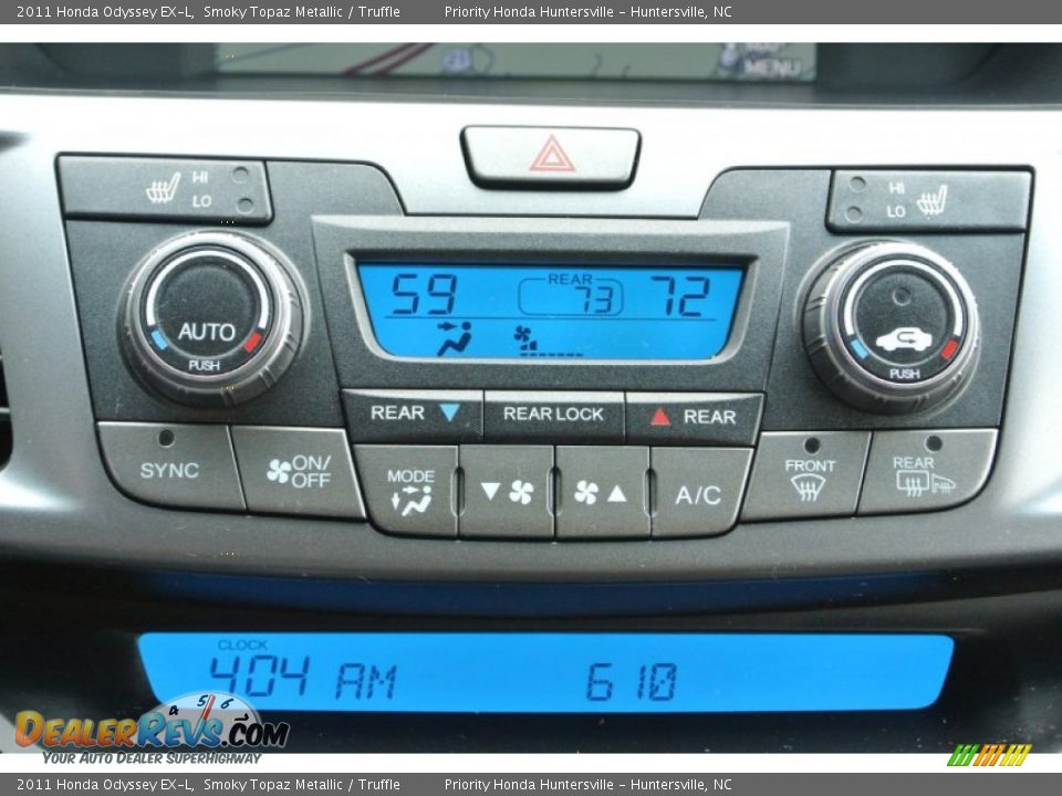 2011 Honda Odyssey EX-L Smoky Topaz Metallic / Truffle Photo #15