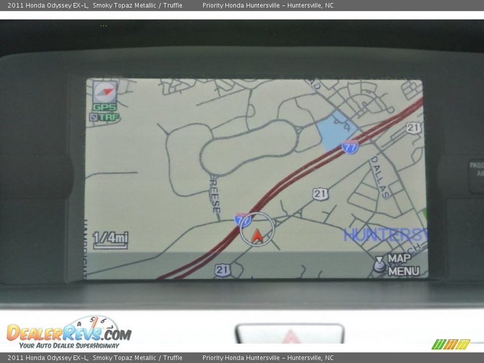 2011 Honda Odyssey EX-L Smoky Topaz Metallic / Truffle Photo #16