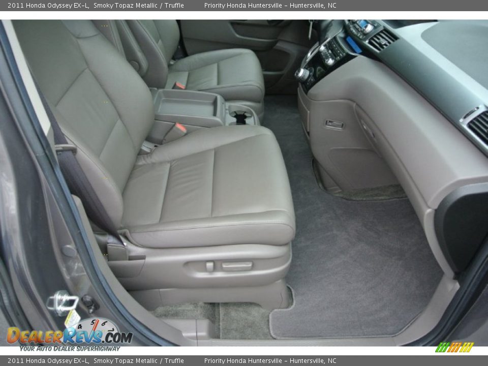 2011 Honda Odyssey EX-L Smoky Topaz Metallic / Truffle Photo #23