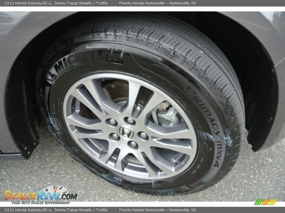 2011 Honda Odyssey EX-L Smoky Topaz Metallic / Truffle Photo #26
