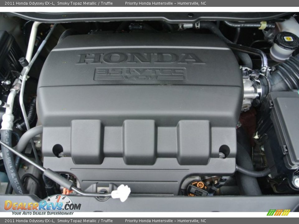 2011 Honda Odyssey EX-L Smoky Topaz Metallic / Truffle Photo #27
