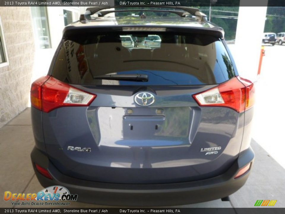 2013 Toyota RAV4 Limited AWD Shoreline Blue Pearl / Ash Photo #3