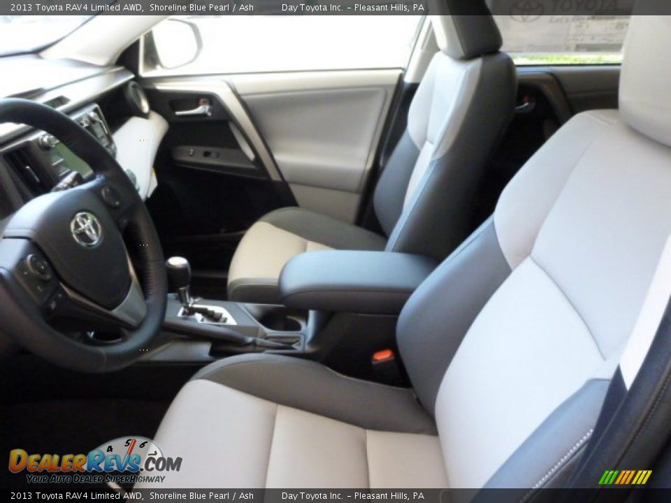 2013 Toyota RAV4 Limited AWD Shoreline Blue Pearl / Ash Photo #11