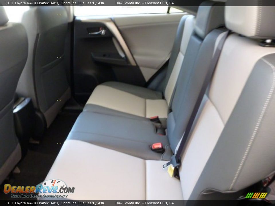 2013 Toyota RAV4 Limited AWD Shoreline Blue Pearl / Ash Photo #12