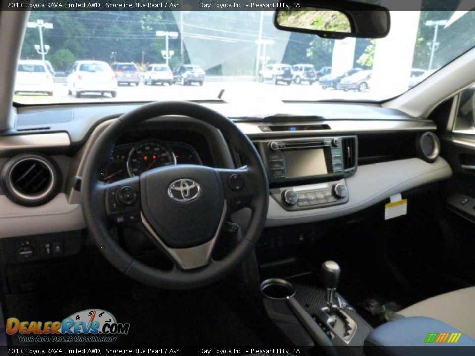 2013 Toyota RAV4 Limited AWD Shoreline Blue Pearl / Ash Photo #13