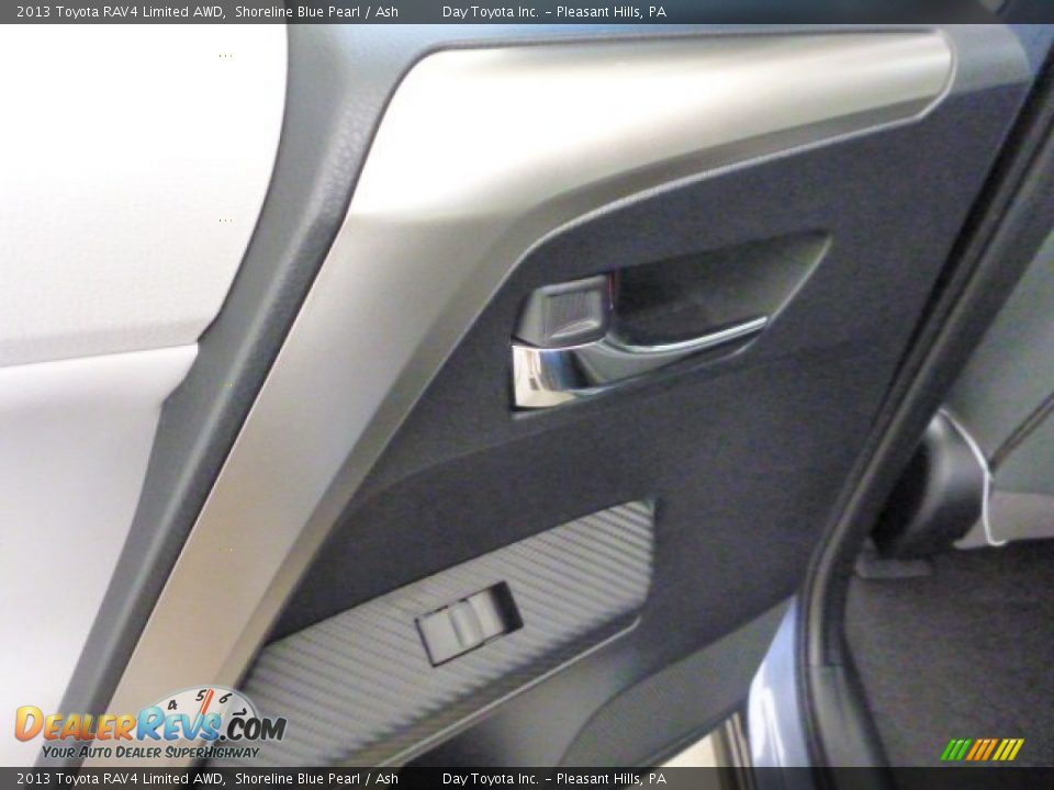 2013 Toyota RAV4 Limited AWD Shoreline Blue Pearl / Ash Photo #14