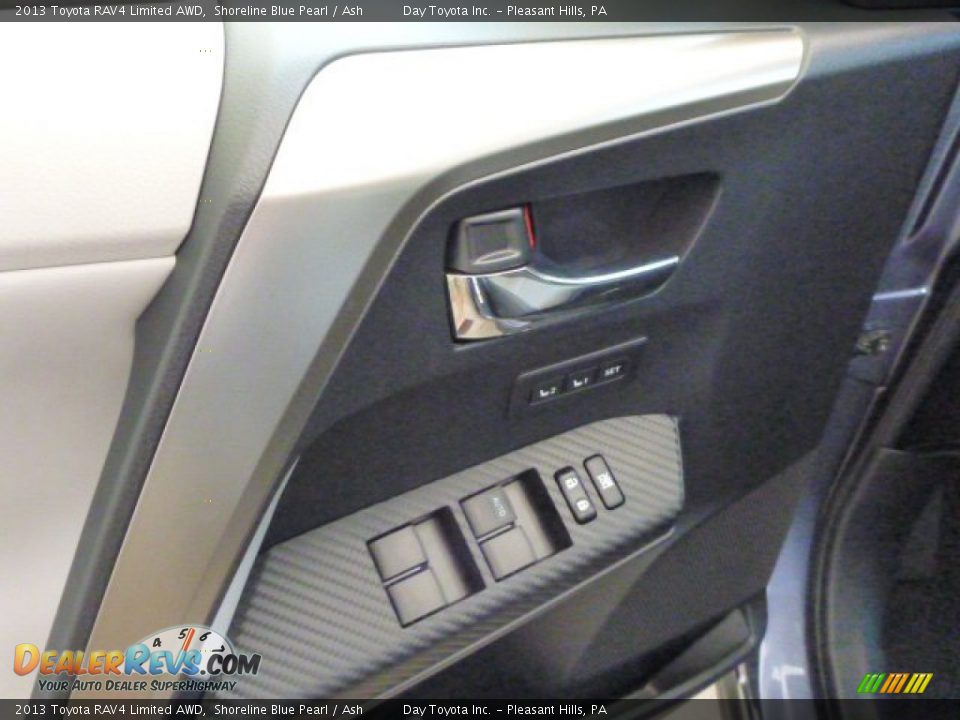 2013 Toyota RAV4 Limited AWD Shoreline Blue Pearl / Ash Photo #15