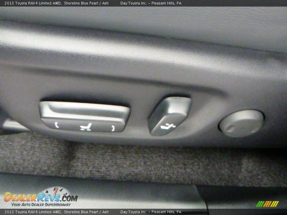 2013 Toyota RAV4 Limited AWD Shoreline Blue Pearl / Ash Photo #16