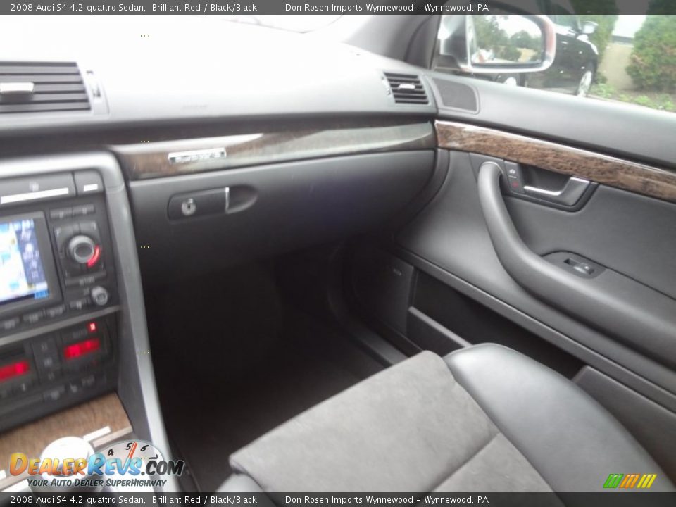 2008 Audi S4 4.2 quattro Sedan Brilliant Red / Black/Black Photo #13