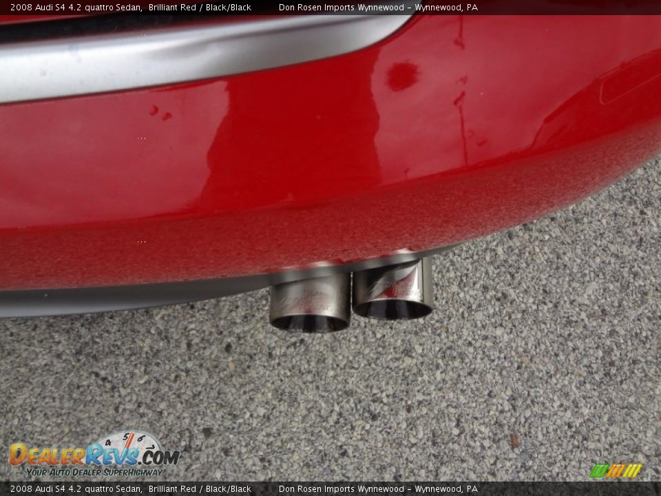 2008 Audi S4 4.2 quattro Sedan Brilliant Red / Black/Black Photo #17