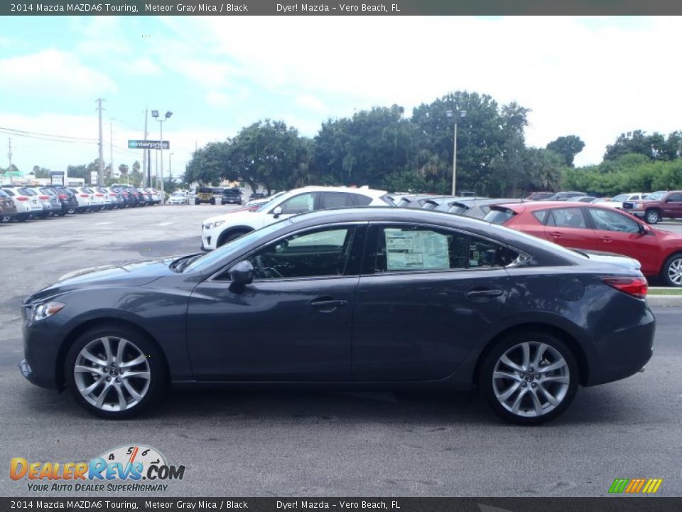 2014 Mazda MAZDA6 Touring Meteor Gray Mica / Black Photo #3