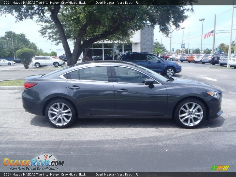 2014 Mazda MAZDA6 Touring Meteor Gray Mica / Black Photo #7