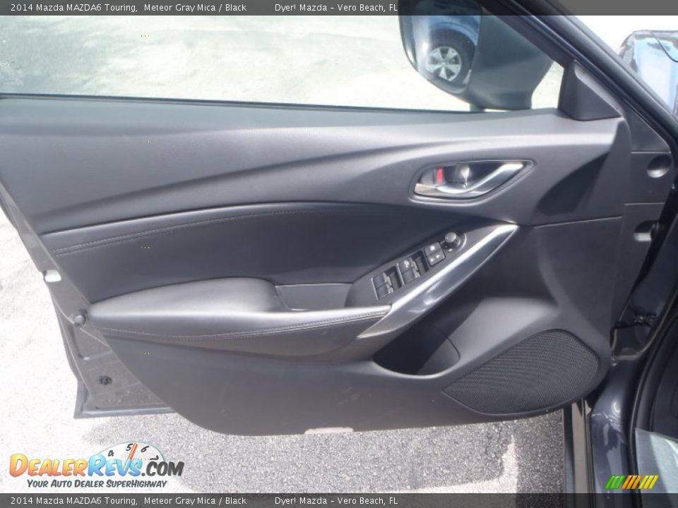 2014 Mazda MAZDA6 Touring Meteor Gray Mica / Black Photo #9