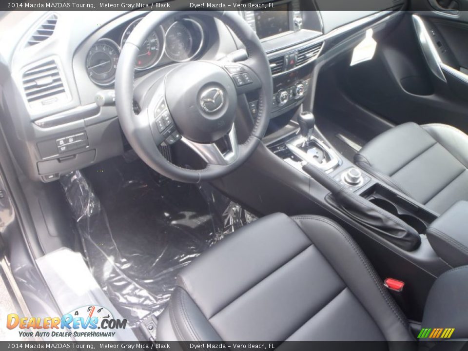 2014 Mazda MAZDA6 Touring Meteor Gray Mica / Black Photo #10