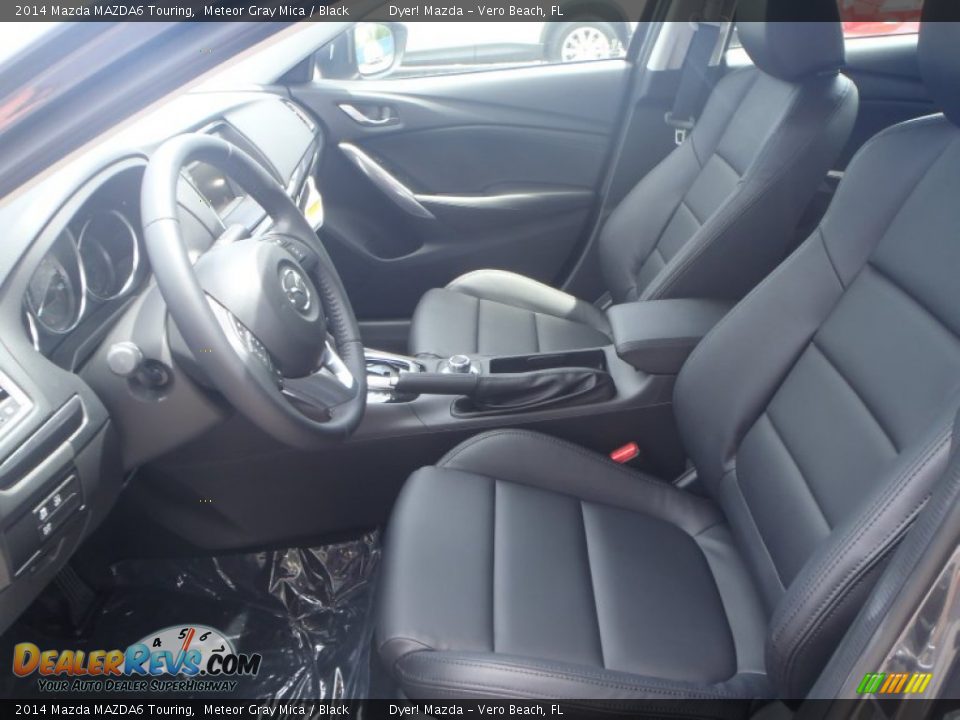 2014 Mazda MAZDA6 Touring Meteor Gray Mica / Black Photo #11