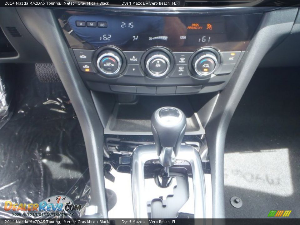 2014 Mazda MAZDA6 Touring Meteor Gray Mica / Black Photo #16