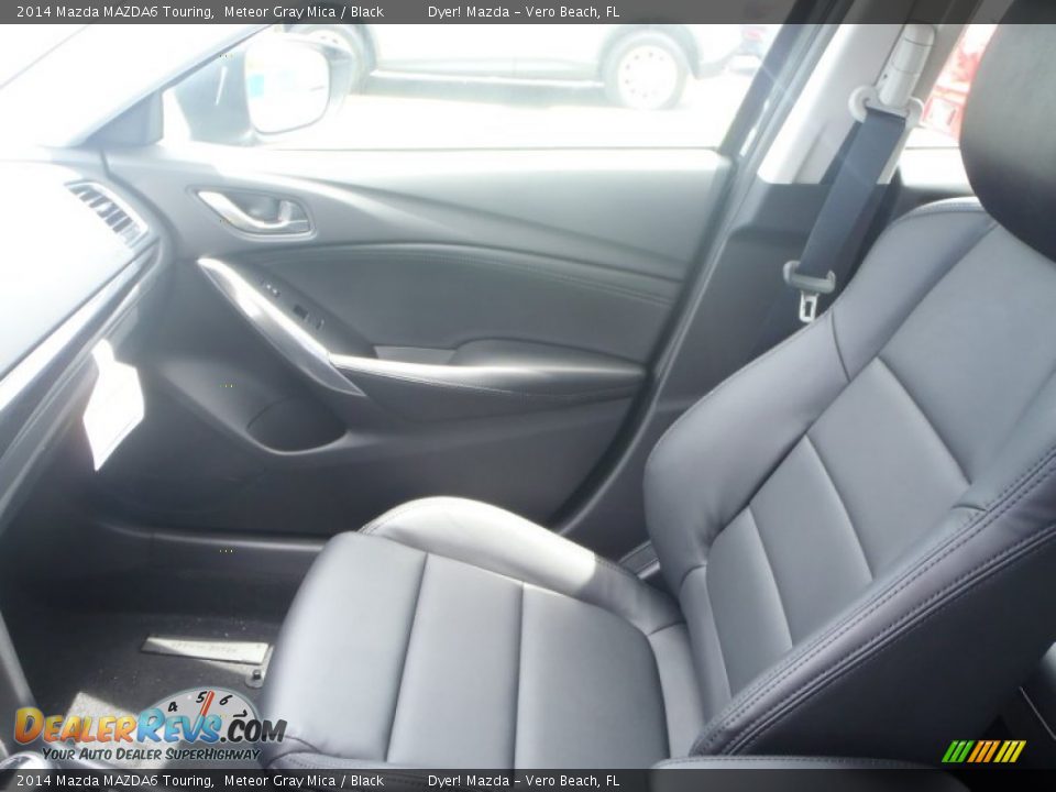 2014 Mazda MAZDA6 Touring Meteor Gray Mica / Black Photo #18