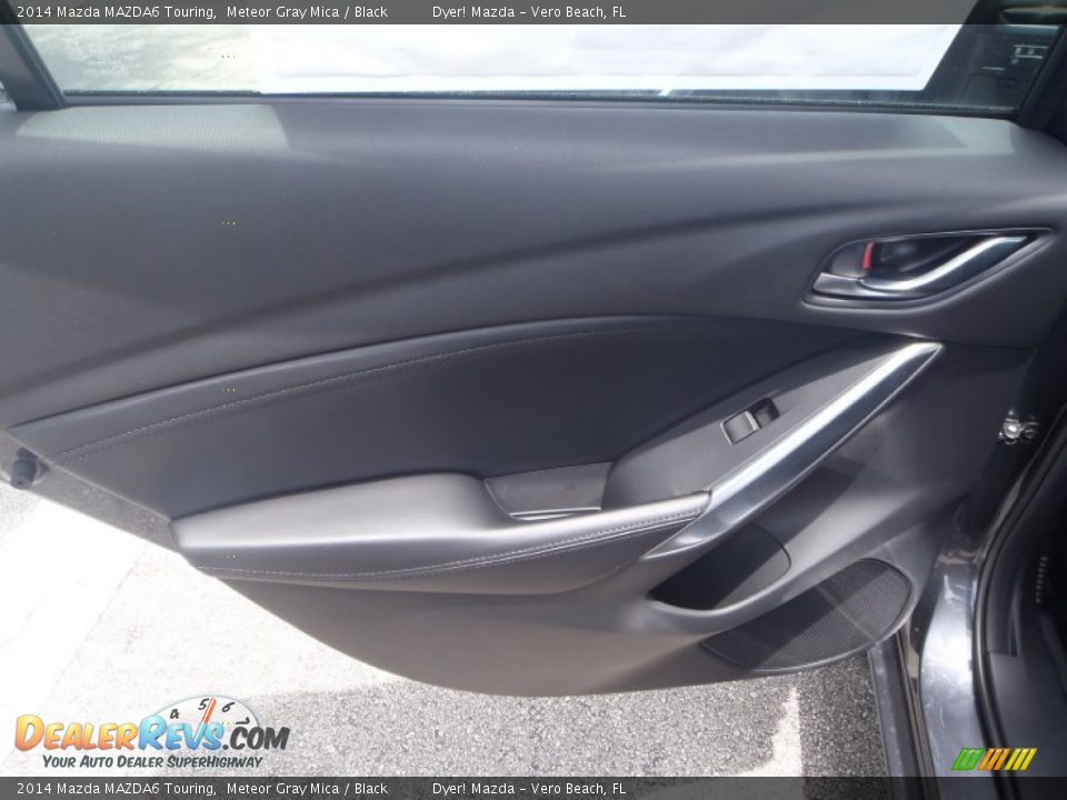 2014 Mazda MAZDA6 Touring Meteor Gray Mica / Black Photo #19