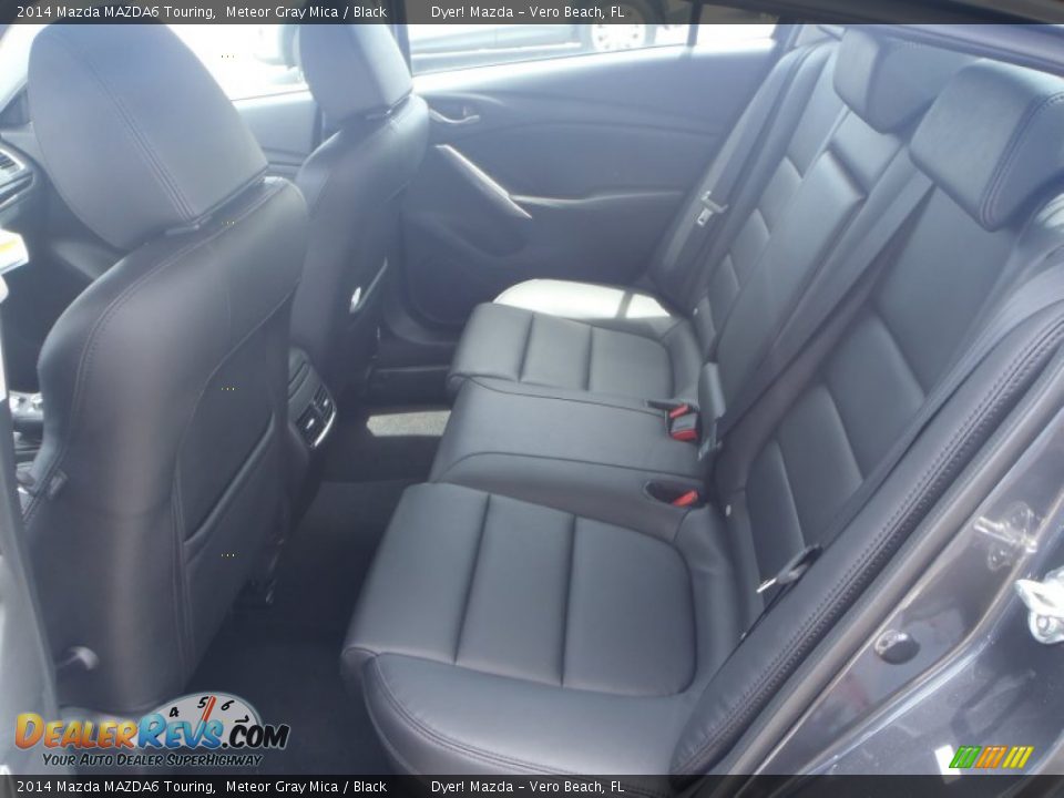 2014 Mazda MAZDA6 Touring Meteor Gray Mica / Black Photo #20