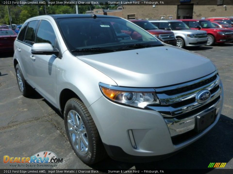 2013 Ford Edge Limited AWD Ingot Silver Metallic / Charcoal Black Photo #1