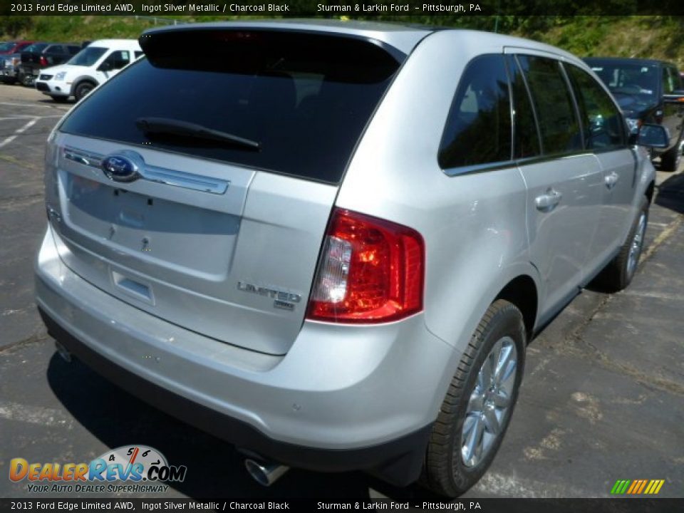 2013 Ford Edge Limited AWD Ingot Silver Metallic / Charcoal Black Photo #2