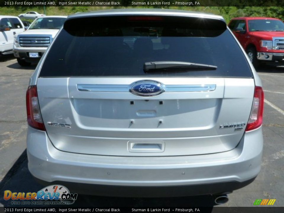 2013 Ford Edge Limited AWD Ingot Silver Metallic / Charcoal Black Photo #3