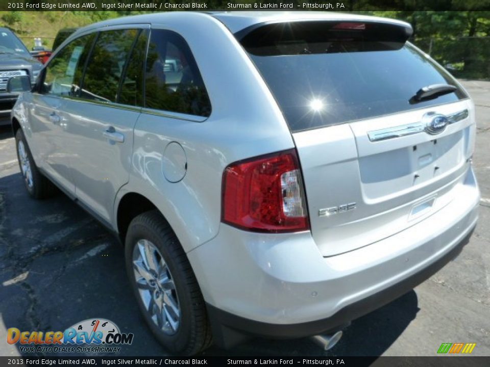 2013 Ford Edge Limited AWD Ingot Silver Metallic / Charcoal Black Photo #4